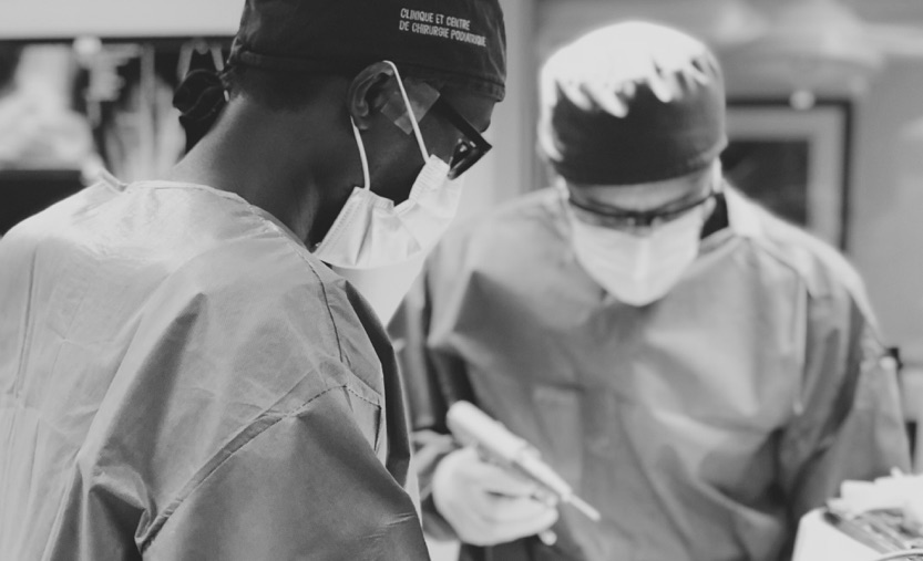 Surgeons in the operating room
